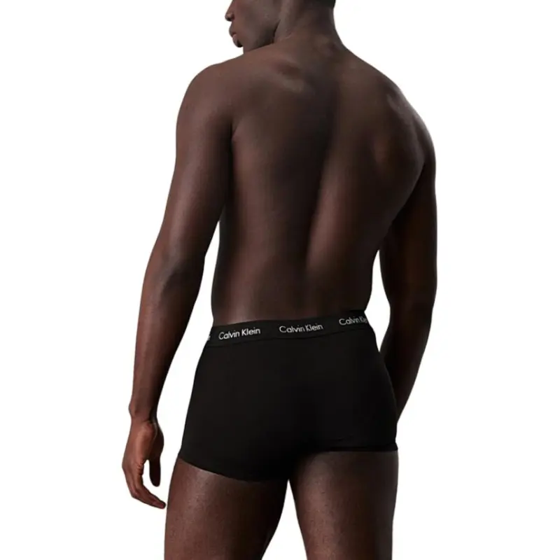 CALVIN KLEIN 3P LOW RISE TRUNK Boxer Shorts Europe Version Men's 3 Pack-3