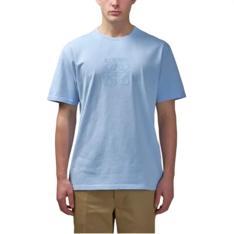 LOEWE SS25 T Shirt Men's Light Blue-3