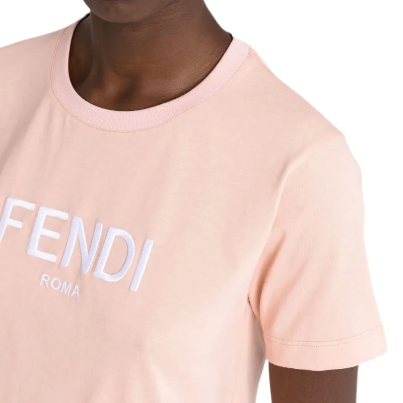 FENDI T Shirts Women's Pink-4