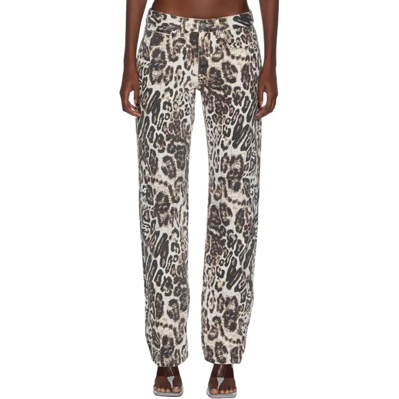 Ksubi Mowalola Collaboration Jeans Unisex Brown-1