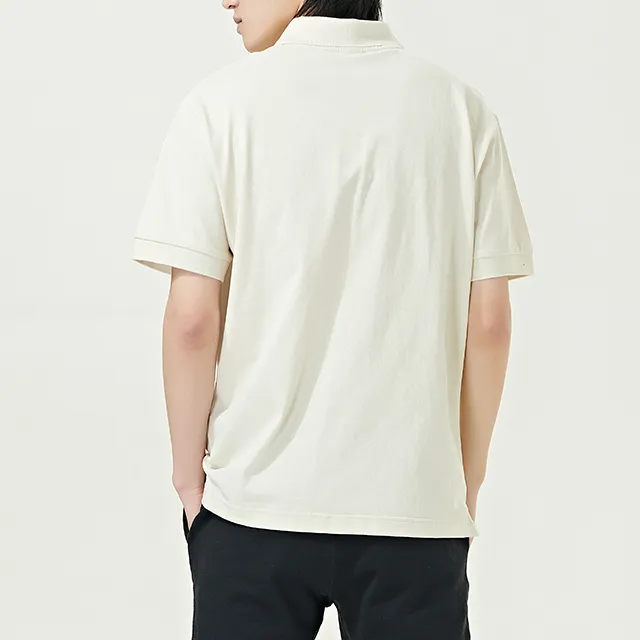 New Balance Polo Shirt Men's Ecru-4