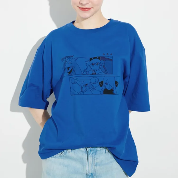 UNIQLO UNIQLO X Pokémon Co branded SS23 T Shirt Unisex Blue-2