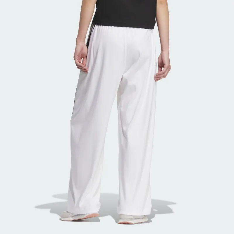 Adidas SS25 BANANA KNIT JOGGERS Casual Pants Women's White-1