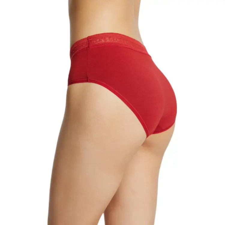 Victoria's Secret LOVE CLOUD Underpants Women's 1 Pack Velour Red Brown-2