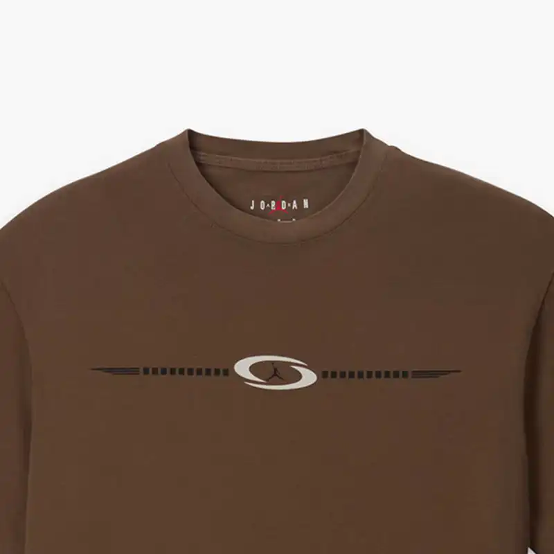 Travis Scott Cactus Jack X Jordan Mj Ts Logo Tee-3