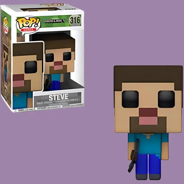 Funko POP! Collection GAMES Minecraft Steve Chibi Figures-2