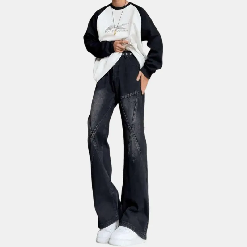 FONDLOOK Jeans Men Black-3