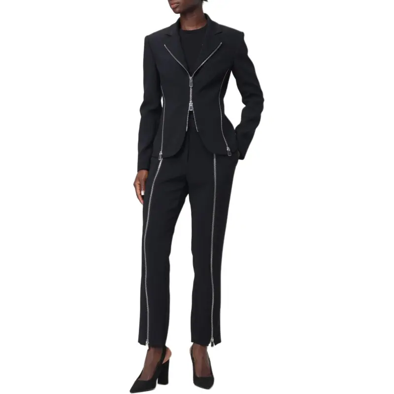 PINKO Zipped Crepe Jacket-5