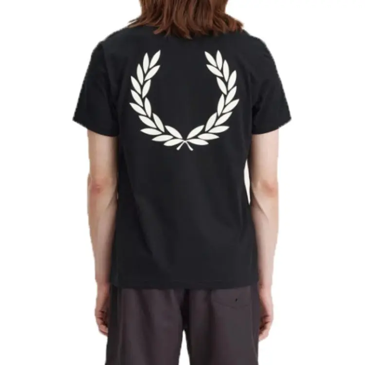 FRED PERRY Logo print Cotton T shirt-2