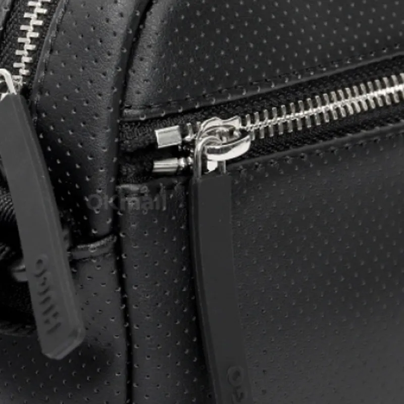HUGO BOSS Synthetic Leather Shoulder Bag Regular Men's Black-3
