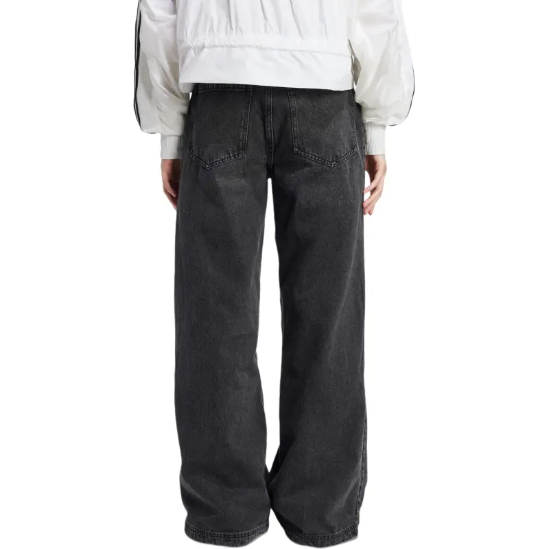 Adidas Adilenium Season 3 Zip Washed Denim Pants Black-2