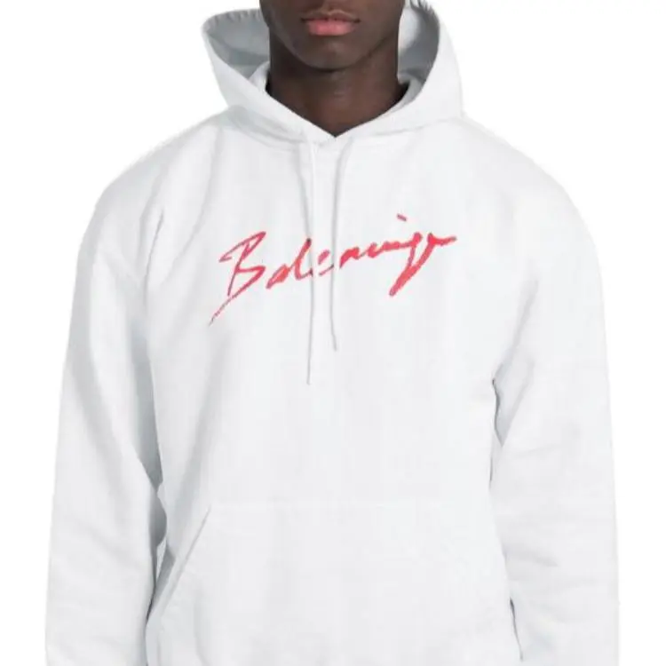 Balenciaga Sweatshirt Loose Fit Style Men's White-5