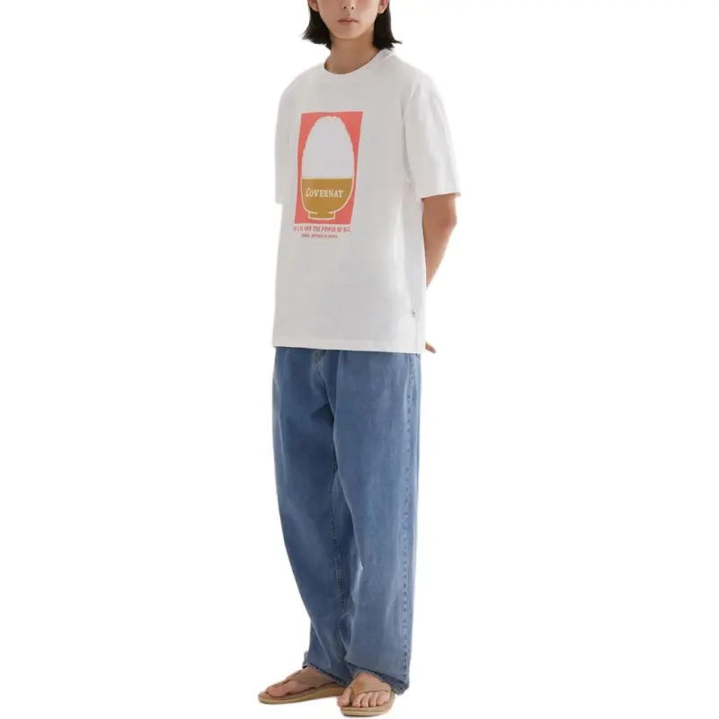 COVERNAT T Shirts Unisex White-5