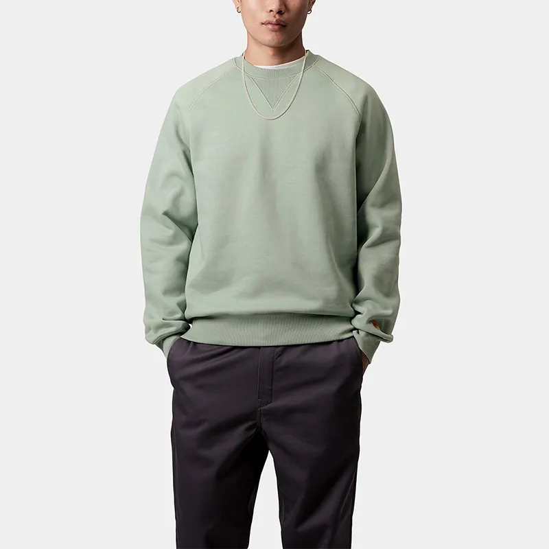 Carhartt WIP Chase Sweatshirts Men Frosted Green-3