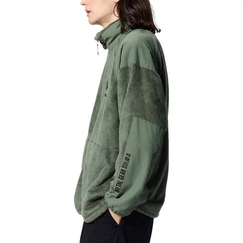 GU METAL GEAR SOLID Collaboration Jackets Men Green-3