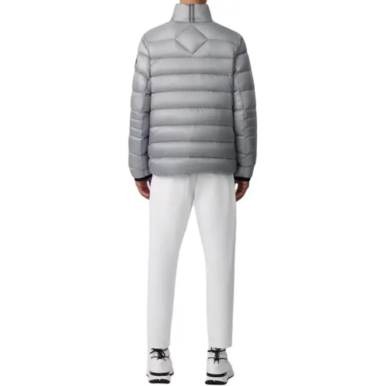 Canada Goose Down Jacket Coat Men's Silver-4