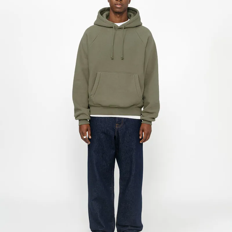 Stussy Fleece Raglan Hoodie-10
