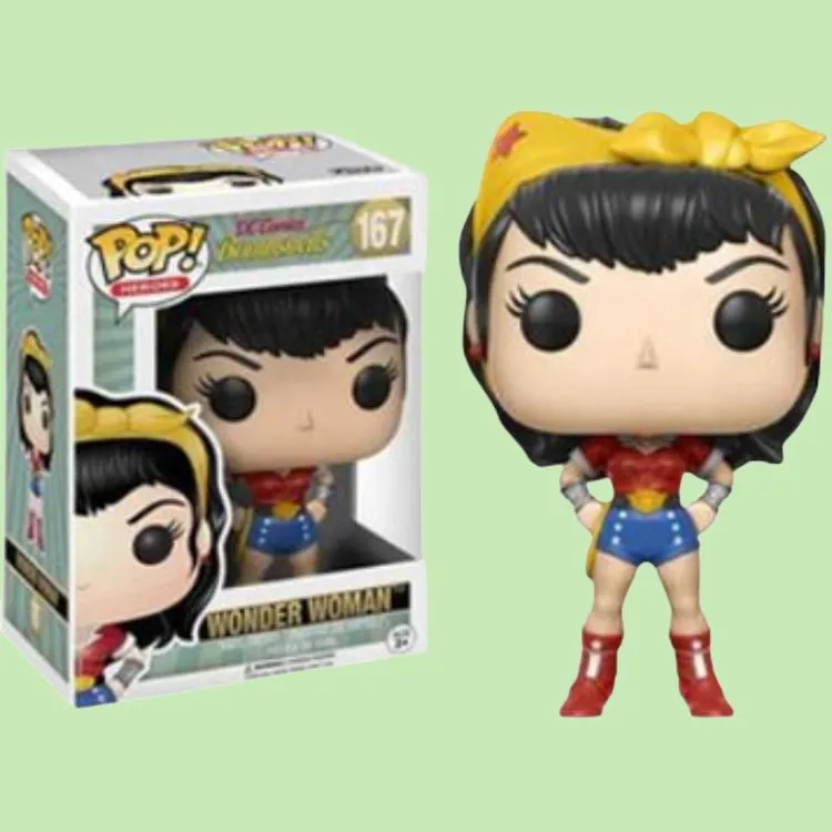 Funko POP! Collection HEROES Beautiful Cover Wonder Woman Chibi Figures-2