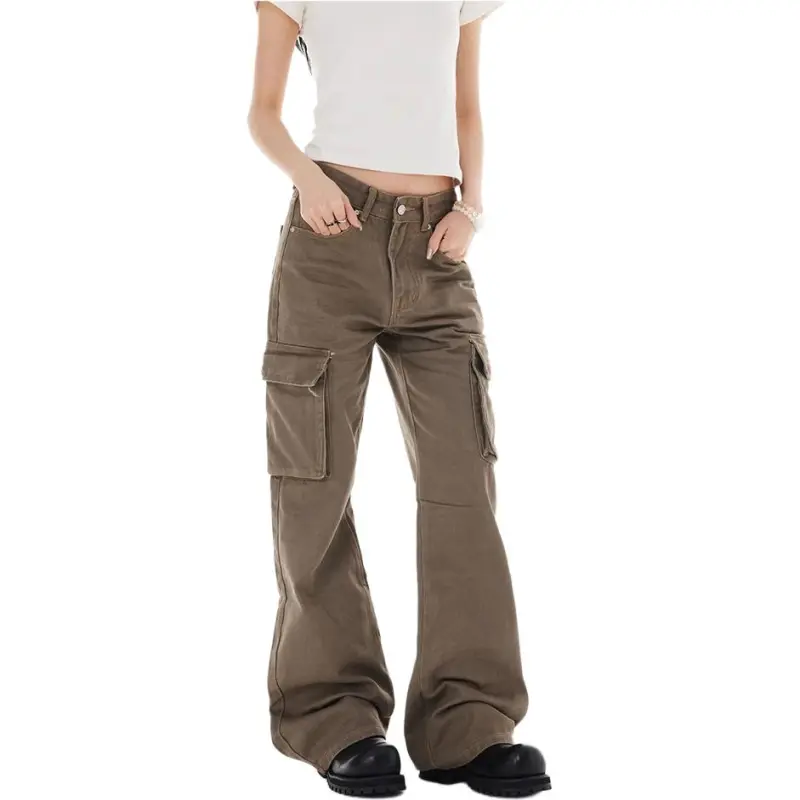 KVIV Casual Pants Men Brown -2