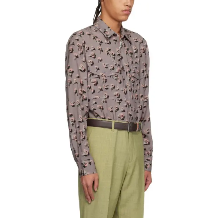 Paul Smith Shirts Men Purple-2