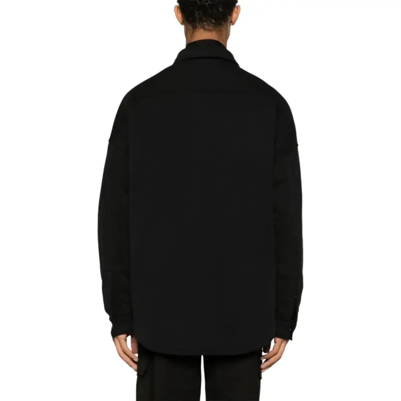 Valentino Logo Patch Buttoned Shirt-3