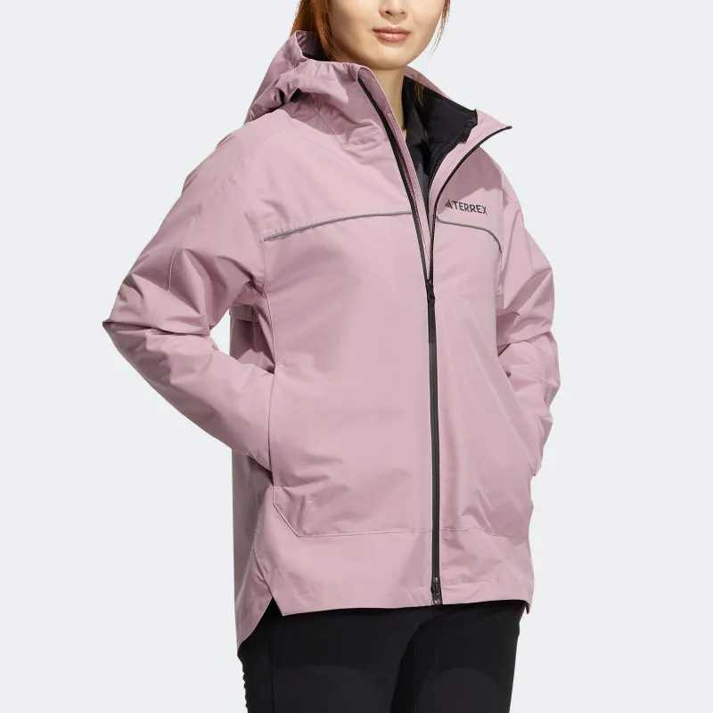 Adidas Windbreaker Jackets Women's Magical Purple Pink-2