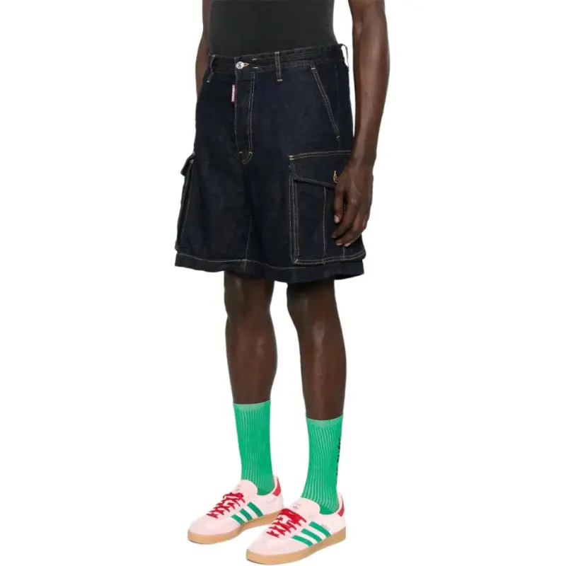 DSQUARED 2 Denim Cargo Shorts-3