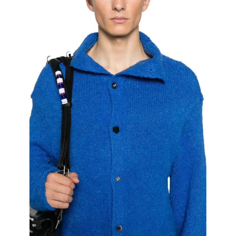 ADER ERROR Bouclé Cardigan-4