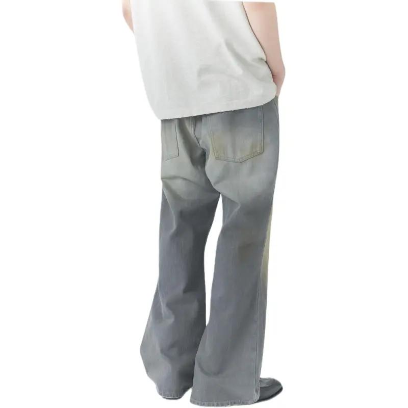 CELL AGING Jeans Unisex Smoke Gray-4