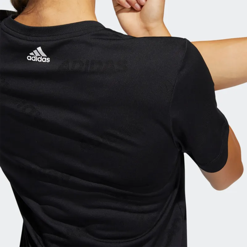 Adidas AEROKNIT T-Shirt Women's Black-4