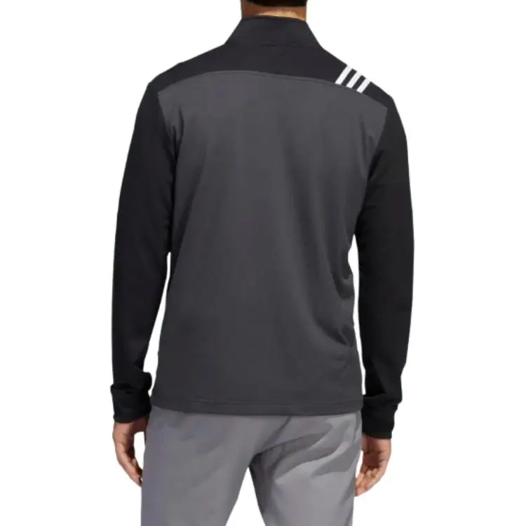 Adidas Advantage Half-Zip Golf Pullover Sweatshirt Men's Black-3