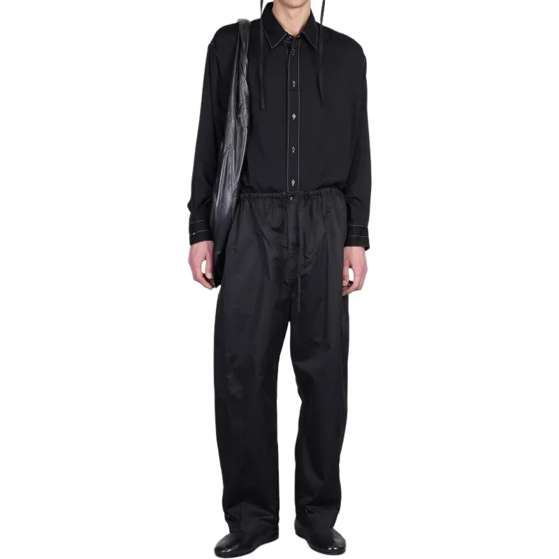 Lemaire Drawstring Straight Trousers-2