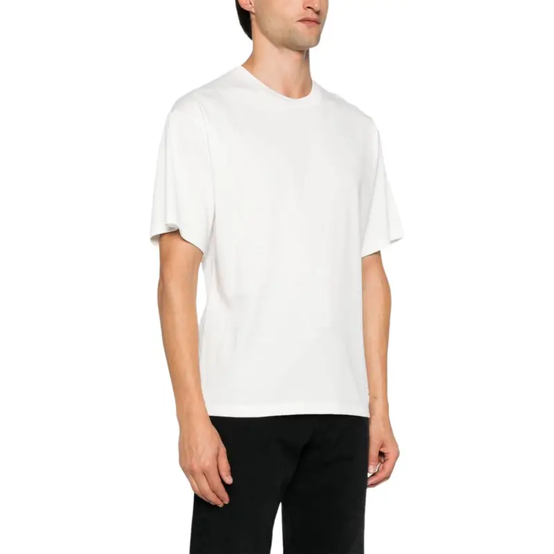 SAINT LAURENT Logo patch T shirt-3