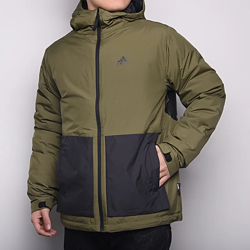 Adidas Down Jackets Men Army Green-3
