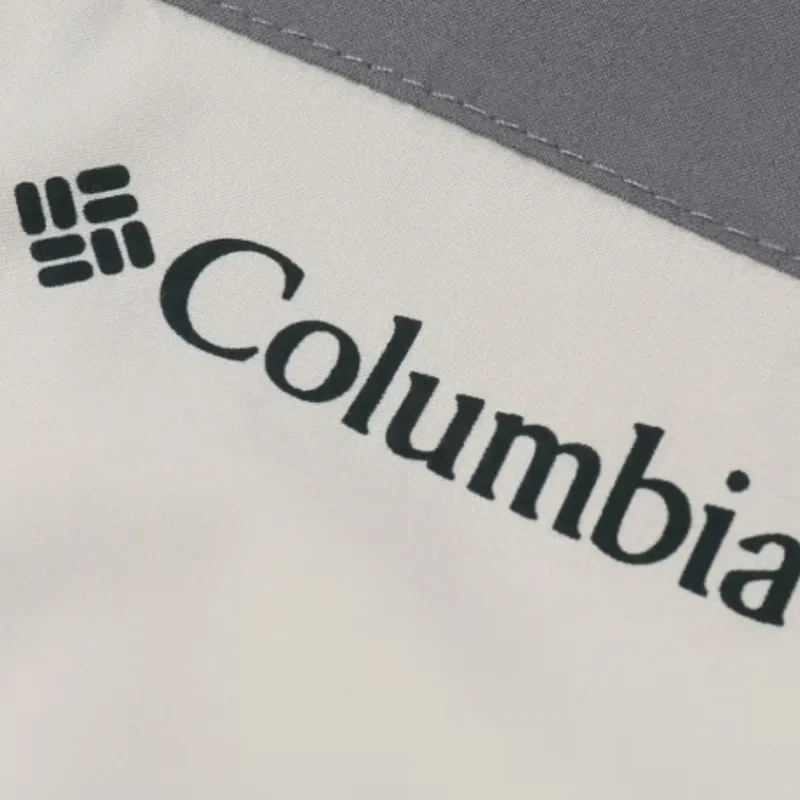 Columbia Hiking Water Resistant Windproof Breathable Warm Windbreaker Jacket Men's Gray White-2