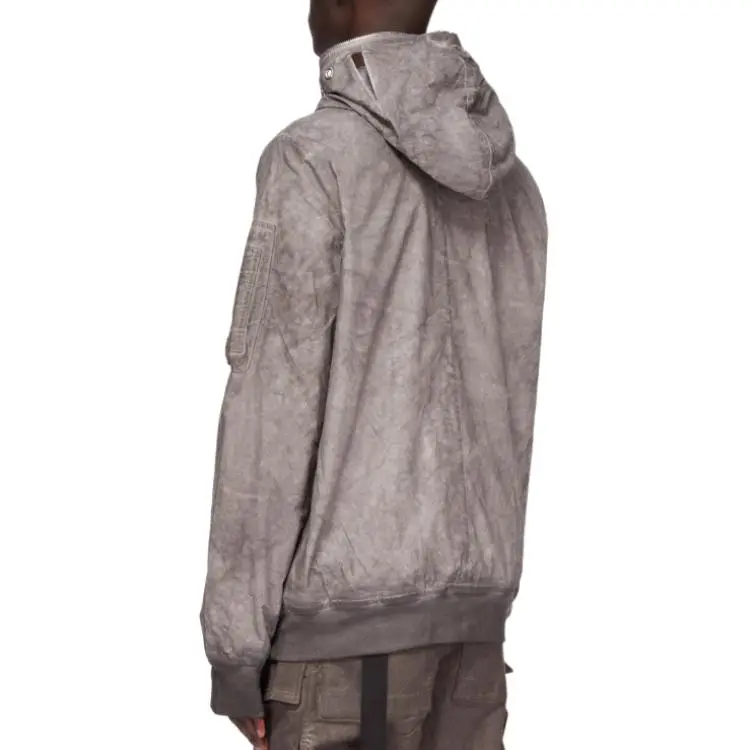 Rick Owens DRKSHDW Bomber Imbottito Gimp Flight Jacket-1