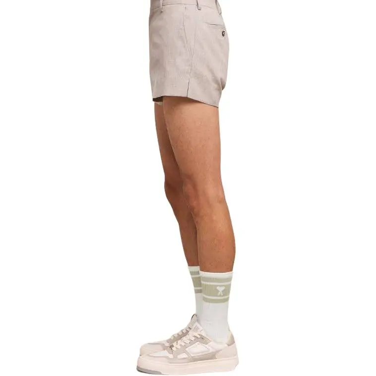 AMIPARIS Paris Logo Intarsia Ribbed Socks-2