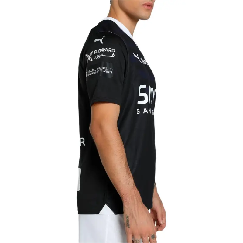 PUMA Al Hilal Saudi F.C. Neymar Jr. Soccer Jersey Men's Black-4