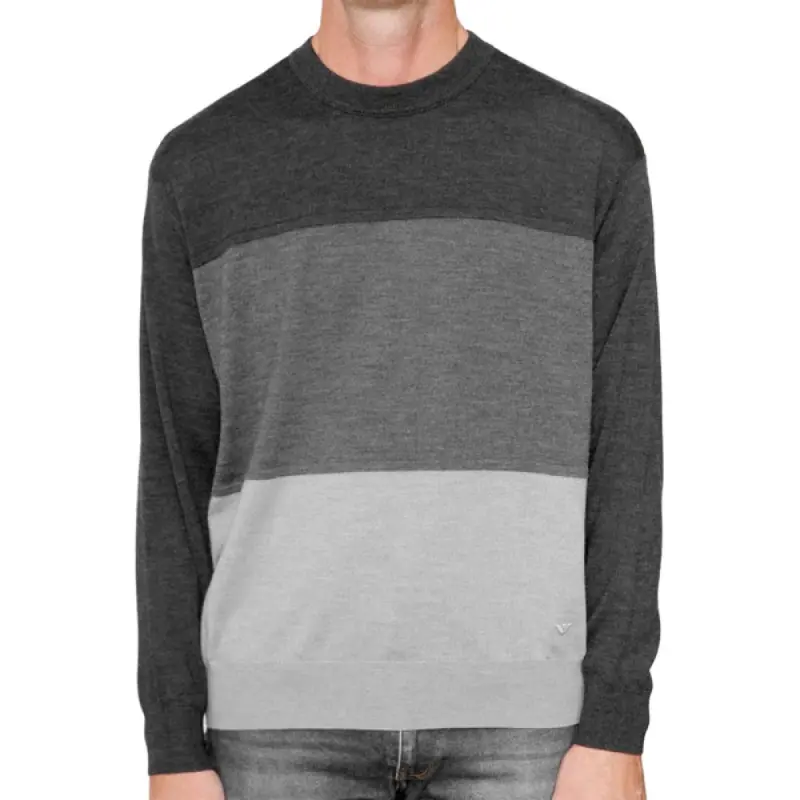 EMPORIO ARMANI Long Sleeved Crewneck Knitted Jumper-3