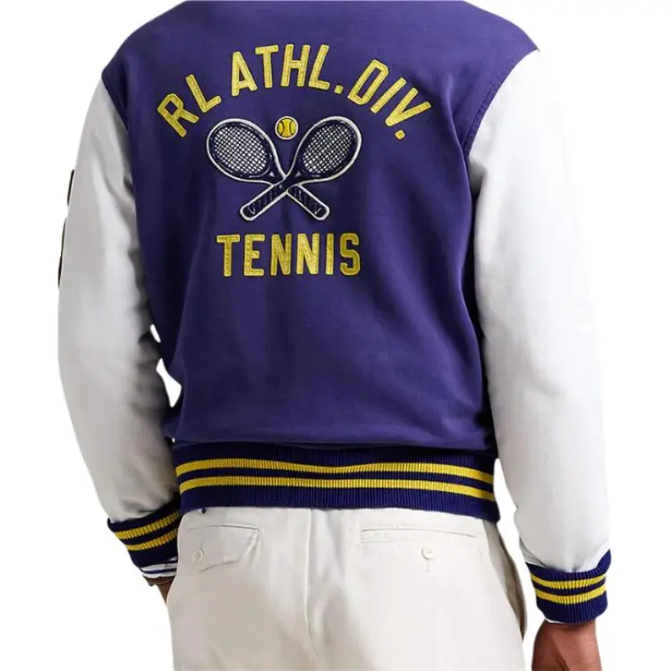 Polo Ralph Lauren Lightweight Athletic Fleece Varsity Jacket-4