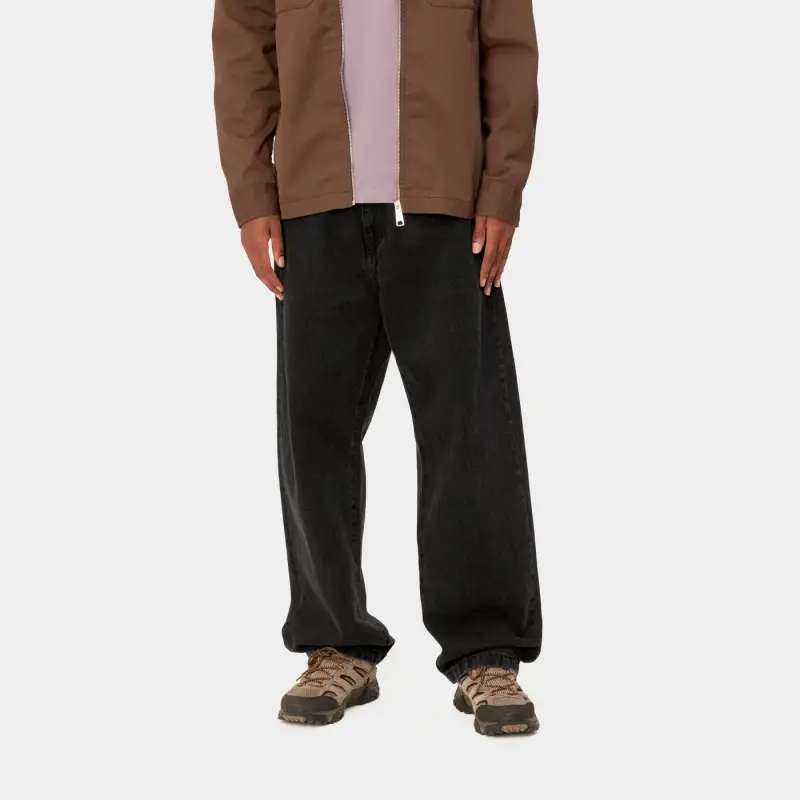Carhartt WIP Logo Patch Wide Leg Jeans-3