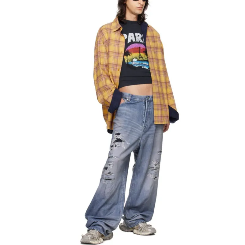 Balenciaga Graphic Printed Crewneck T Shirt-5