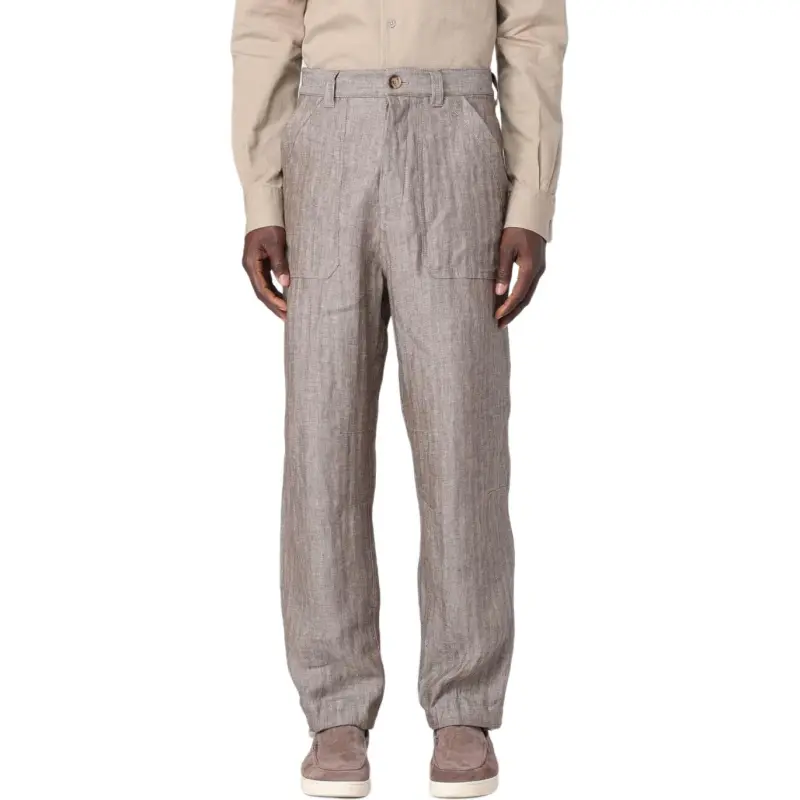 Brunello Cucinelli Linen Trousers-1