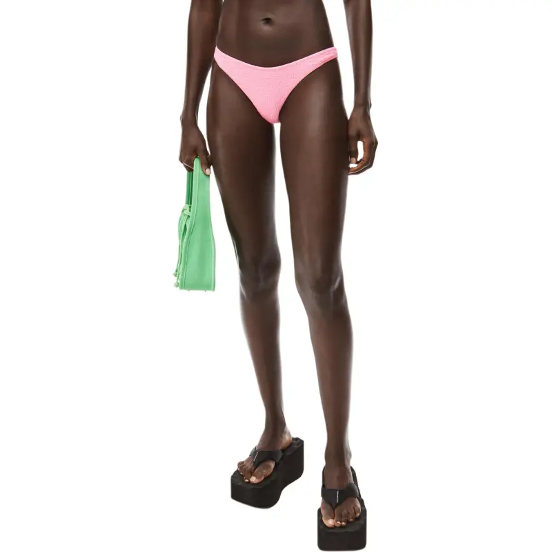 Alexander Wang Textured Logo Jersey Bikini Bottom-4