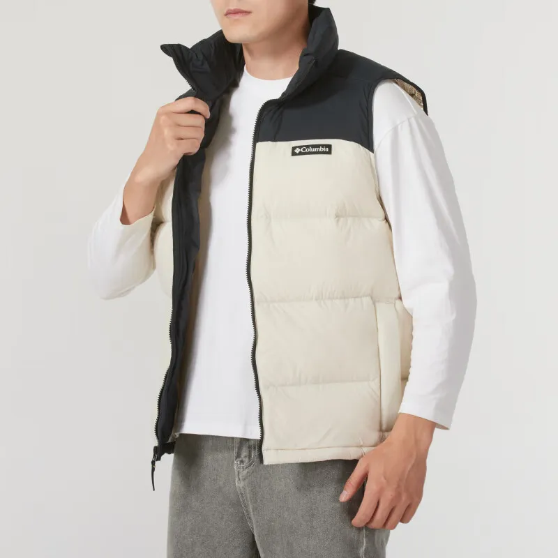 Columbia Vest Men's White/Black-1