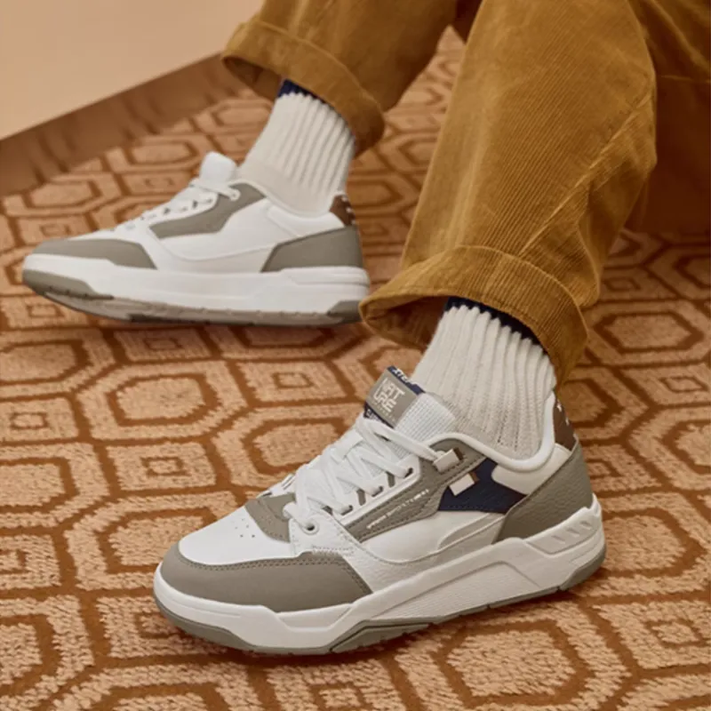 XTEP Coverage Warm Low Top Skateboard Shoes Men's Clay-2