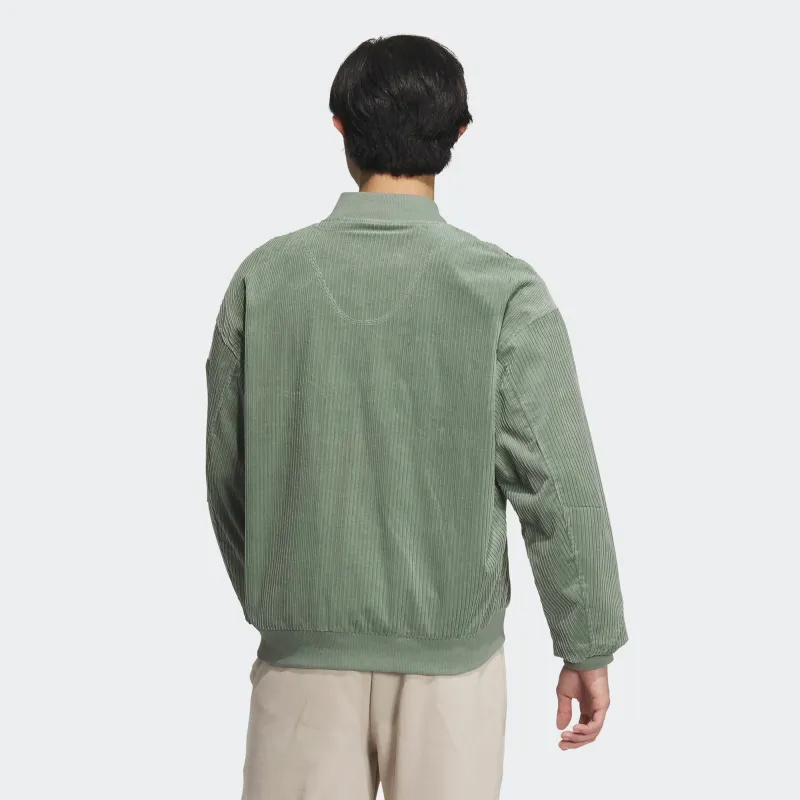 Adidas Lounge Sportswear Lounge Jacket Jackets Coats Men's Dusty Green-4