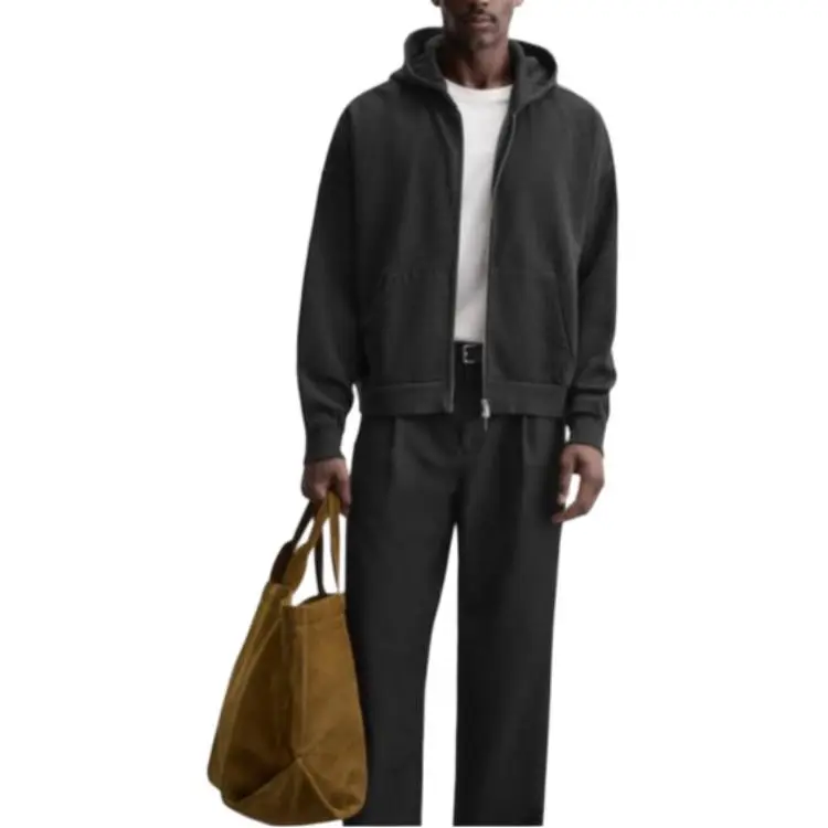 ZARA Sweatshirts Men Black-3