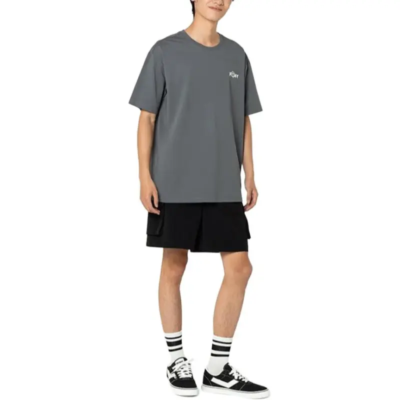 Pony T Shirts Unisex Dark Gray-3