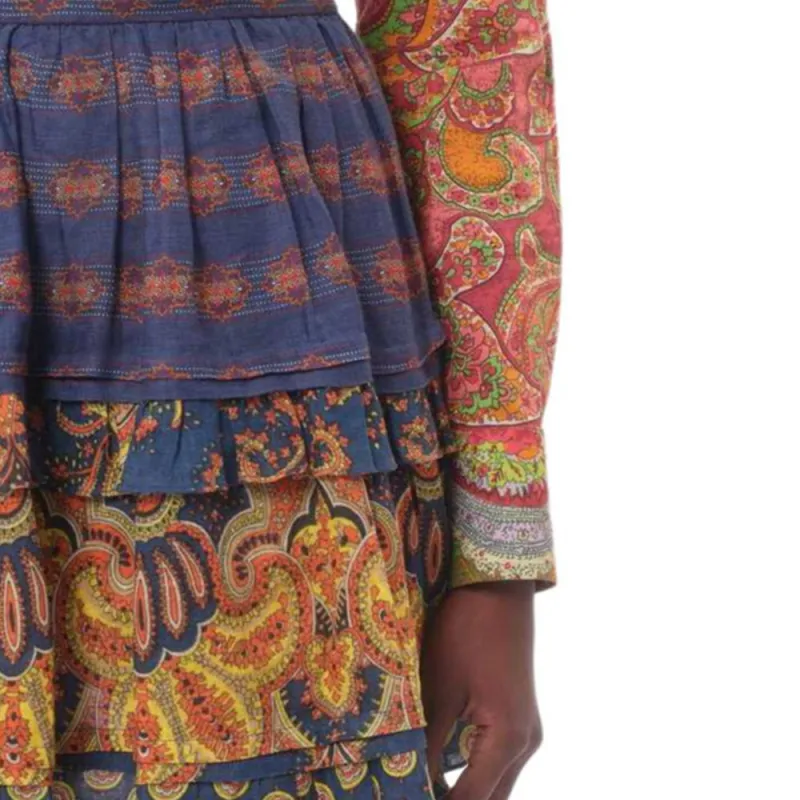 Valentino All Over Patterned Flared Skirt-4